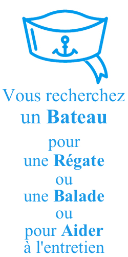 Vous êtes disponible pour une Régate ou une Ballade ou pour aider à l'entretien d'un Bateau